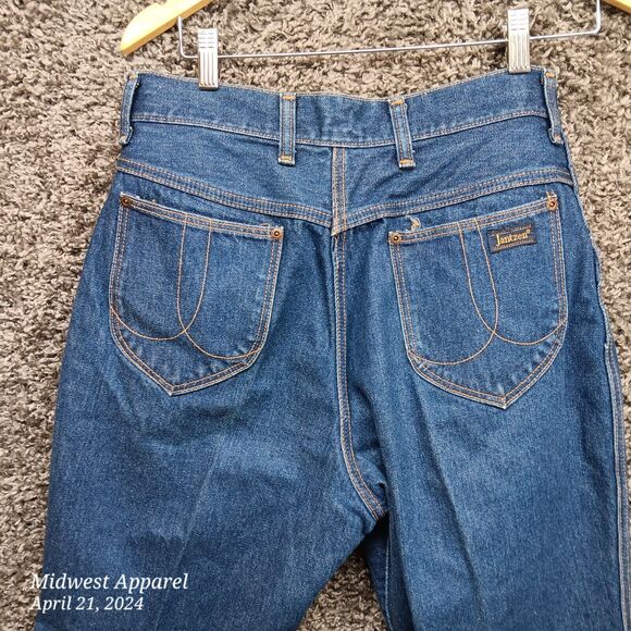 Vintage Jantzen Jeans Women 14 Blue Straight Leg‎ High Rise 90s 80s 28x30 - Picture 4 of 12